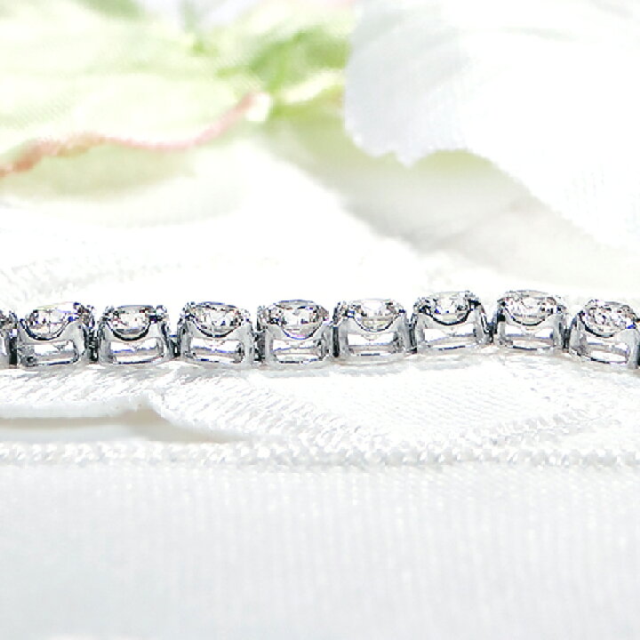 楽天市場】【5.0ct】【VSクラス】K18YG/WG ダイヤモンド テニス 
