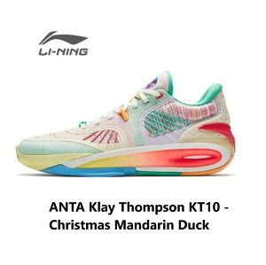 ANTA�N���C�g���v�\�� KT10 - Christmas Mandarin Duck LI-Ning ���[�j�� �����Y �L�b�Y �o�b�V�� �X�j�[�J�[ �o�X�P�b�g ���[�J�b�g �g�����h