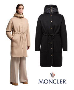 fB[X _EWPbg MONCLER N[ Bonreposse 3-in-1 Wool & Cashmere Long Down Jacket