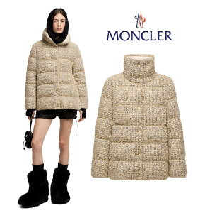 fB[X _EWPbg MONCLER N[ Cochelle Tweed Short Down Jacket