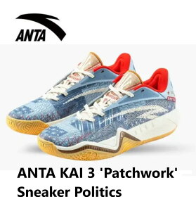 ANTA KAI 3 'Patchwork' × Sneaker Politics�@ LI-Ning ���[�j�� �����Y �L�b�Y �o�b�V�� �X�j�[�J�[ �o�X�P�b�g �g�����h �C���X�^
