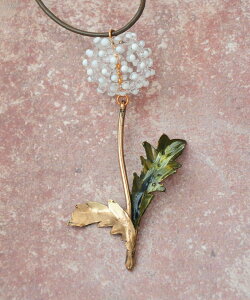 RENARD BIJOUX ���i�[�h�r�W���[ �^���|�|�̃l�b�N���X ����ۂ� dandelion �_���f���C�I��