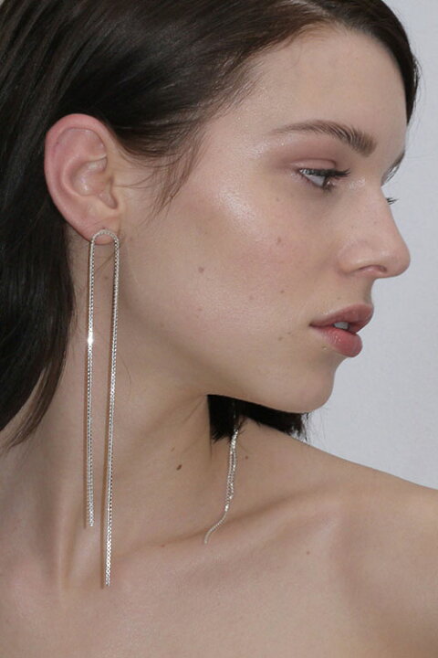 楽天市場】SASKIA DIEZ サスキア ディッツ シルバー フリンジ ピアス 