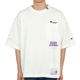 【ポイント5倍UP】 MAISON MIHARA YASUHIRO メゾンミハラヤスヒロ メンズ 半袖Tシャツ A10TS691 WHITE