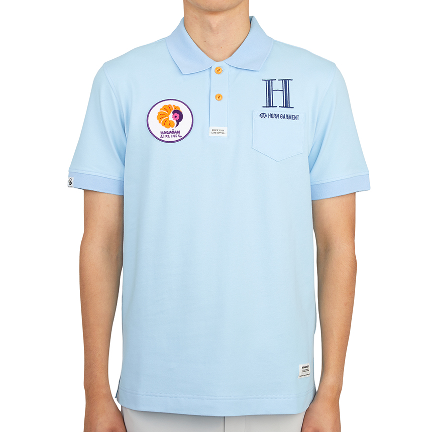 新色追加 HORN GARMENT ホーンガーメント メンズ ゴルフ半袖Tシャツ