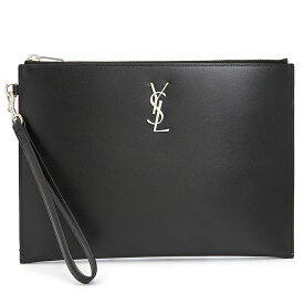 【111円OFFクーポン】 SAINT LAURENT PARIS サンローラン メンズ クラッチポーチ 667686 0SX0E 1000