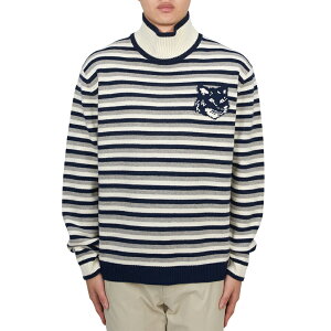 MAISON KITSUNÉ ブラック ニットセーター M MAISON KITSUNE メゾン 