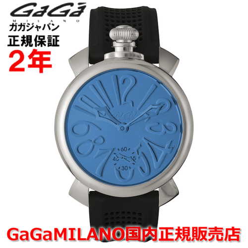 父の日 即納最大半額 売れ筋ランキング ギフト プレゼント 国内正規品 GaGa MILANO ガガミラノ 腕時計 ミラー MIRROR MANUALE 48MM ウォッチ メンズ 5210.MIR.01.BL マニュアーレ48mm