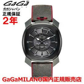 【国内正規品】GaGa MILANO ガガミラノ クオーツ 腕時計 ウォッチ メンズ FRAME_ONE フレームワン 44MM スカル ドクロ 7059.01