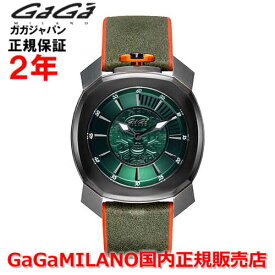 【国内正規品】GaGa MILANO ガガミラノ クオーツ 腕時計 ウォッチ メンズ FRAME_ONE フレームワン 44MM スカル ドクロ 7059.02