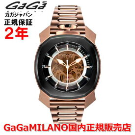 【国内正規品】GaGa MILANO ガガミラノ 自動巻 腕時計 ウォッチ メンズ FRAME_ONE フレームワン 44MM スケルトン 7074.01