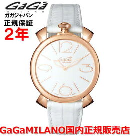 【国内正規品】GaGa MILANO ガガミラノ 腕時計 ウォッチ メンズ レディース MANUALE THIN 46MM マヌアーレ シン46mm 5091.01WH SWISS MADE/スイスメイド