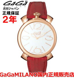 【国内正規品】GaGa MILANO ガガミラノ 腕時計 ウォッチ メンズ レディース MANUALE THIN 46MM マヌアーレ シン46mm 5091.01RD SWISS MADE/スイスメイド