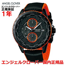 【国内正規品】ANGEL CLOVER エンジェルクローバー 腕時計 ソーラー ウォッチ メンズ モンドソーラー MONDO SOLAR MOS44BK-BK