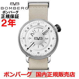 懐中時計としても使用可 国内正規品 BOMBERG ボンバーグ メンズ 腕時計 クオーツ BB-01 ホワイト&シルバー BB-01 WHITE & SILVER GENT CT43H3SS.02-1.9