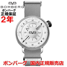懐中時計としても使用可 国内正規品 BOMBERG ボンバーグ メンズ 腕時計 クオーツ BB-01 ホワイト&シルバー BB-01 WHITE & SILVER GENT CT43H3SS.02-2.9