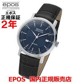 国内正規品 EPOS エポス メンズ 腕時計 自動巻 Originale Date オリジナーレ デイト 3387BL