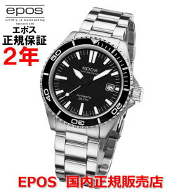 国内正規品 EPOS エポス メンズ 腕時計 自動巻 Sportive DIVER スポーティブ ダイバー 3413BKM