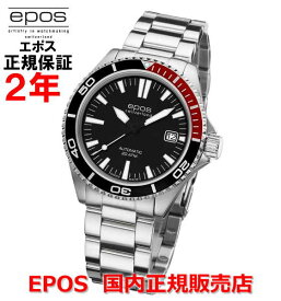 国内正規品 EPOS エポス メンズ 腕時計 自動巻 Sportive DIVER スポーティブ ダイバー 3413BKRDM