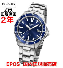 国内正規品 EPOS エポス メンズ 腕時計 自動巻 Sportive DIVER スポーティブ ダイバー 3413BLM
