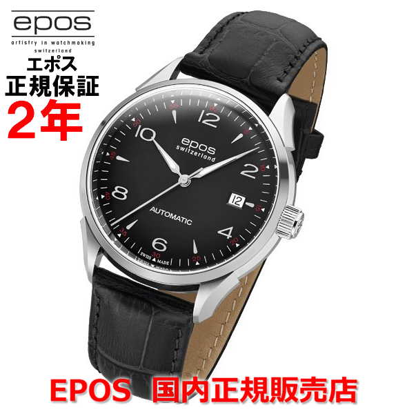 国内正規品 EPOS エポス メンズ 腕時計 自動巻 Originale Date オリジナーレ デイト 3427ABK