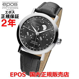 国内正規品 EPOS エポス メンズ 腕時計 自動巻 ムーンフェイス Oeuvre d'art Big Moon ウーヴル ダール ビッグムーン 3440GY