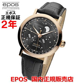 国内正規品 EPOS エポス メンズ 腕時計 自動巻 ムーンフェイス Oeuvre d'art Big Moon ウーヴル ダール ビッグムーン 3440RGGY