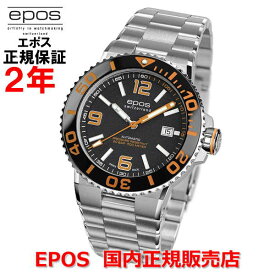 国内正規品 EPOS エポス メンズ 腕時計 自動巻 Sportive Diver スポーティブ ダイバー 3441ABKORM
