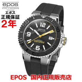 国内正規品 EPOS エポス メンズ 腕時計 自動巻 Sportive Diver スポーティブ ダイバー 3441ABKR
