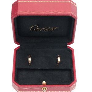【返品OK】カルティエ Cartier ミニラブ ピアス 750(PG)ピンクゴールド K18 ブランド
