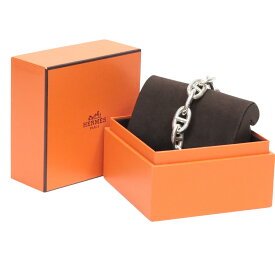【返品OK】HERMES エルメス シェーヌダンクルTGM ブレスレット 11コマ 925　腕周り16.5cm メンズ レディース【中古Aランク】