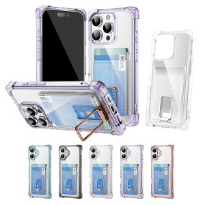 iPhone16 �P�[�X �N���A �ϏՌ� �w�ʓ����J�o�[ TPU + �v���X�`�b�N iPhone 16 Plus/16 Pro/16 Pro Max �J�o�[ ���� �J�[�h���[ �X�^���h�@�\ �p �ی� �R�[�i�[�o���p�[ Apple �A�b�v�� �A�C�t�H��16/16�v���X/