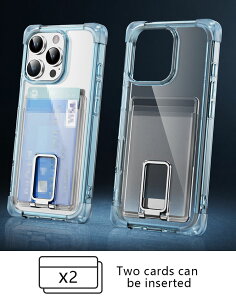 iPhone16 �P�[�X �N���A �ϏՌ� �w�ʓ����J�o�[ TPU + �v���X�`�b�N iPhone 16 Plus/16 Pro/16 Pro Max �J�o�[ ���� �J�[�h���[ �X�^���h�@�\ �p �ی� �R�[�i�[�o���p�[ Apple �A�b�v�� �A�C�t�H��16/16�v���X/