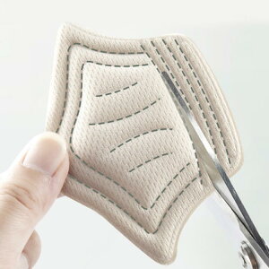 6枚セット 自由にカット可能 かかと補修シート 厚手 かかと修理 パッチ パッド シール 靴 かかと 破れ 擦れ 修理 補修 スニーカー パンプス 革靴 かかと 内側 靴修理 靴かかと修理 キット 靴