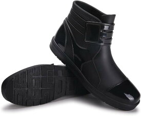 レインシューズ メンズ レインブーツ 防水シューズ メンズブーツ 完全防水 ショート丈 防滑 柔軟性 ウォーターブーツ 雨靴 ショート アウトドア メンズ靴 長靴 雨靴 雪靴 靴 メンズシューズ 滑り