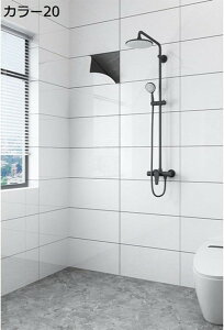 バスパネル 壁パネル 30x60x10pcs シール 撥水加工 浴室 お風呂 大理石調 壁紙シール のり付き ウォールステッカー おしゃれ シンプル コンクリート モダン 北欧風 壁紙 タイルシート はがせる