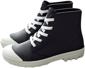 レインシューズ レディース スニーカー おしゃれ かわいい レインスニーカー シューズ 完全防水 歩きやすい 通勤 通学 ハイカット ハイカットスニーカー ハイカットシューズ 雨靴 靴 くつ シンプル