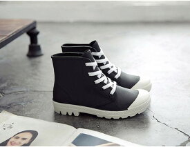 レインシューズ レディース スニーカー おしゃれ かわいい レインスニーカー シューズ 完全防水 歩きやすい 通勤 通学 ハイカット ハイカットスニーカー ハイカットシューズ 雨靴 靴 くつ シンプル