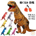 着ぐるみ 恐竜 コスチューム 子供 大人 100-190cm 恐竜 きぐるみ ティラノサウルス インフレータブルコスプレ用着ぐるみ 3点セット ハロウィン 仮装 男の子 空気で膨らむ コスチューム クリスマス 新年 誕生日 卒業 衣装 文化祭 部活 イベント パーティー用