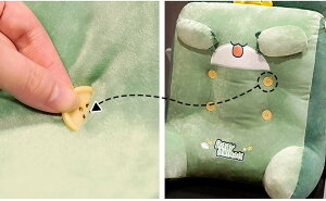 抱き枕 クッション枚 腰すっぽりクッション 柔らかい ふわふわ 厚め 高反発 車 リビング 読書 在宅勤務 持ち運び 体圧分散 オールシーズン 洗える かわいい 漫画 シートクッション 腰にやさ