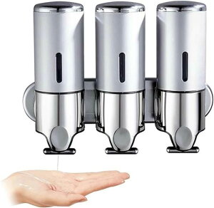 ディスペンサー シャンプーディスペンサー シャンプーボトル 壁掛け 家庭用 商業用 大容量500ml