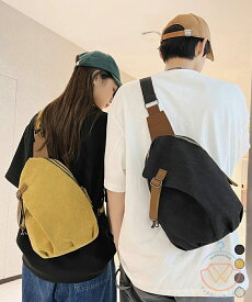 ボディバッグ 男女兼用 大容量斜めがけ鞄 ウエストポーチ レディース メンズ ワンショルダーバッグ ペアルック ユニセックス レトロ メッセンジャーバッグ お洒落