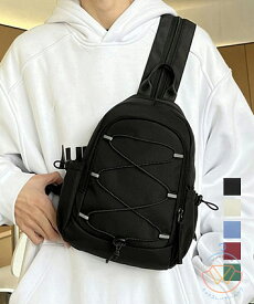 ボディバッグ ユニセックスウエストポーチ ワンショルダーバッグ 軽量 ナイロンバッグ アウトドア 男女兼用かばん 韓国風リュックサック カジュアル