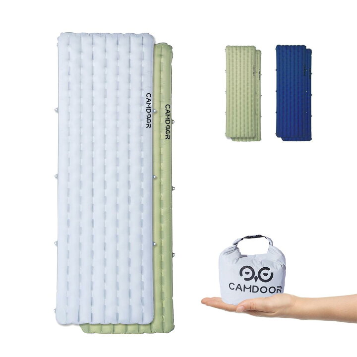 楽天市場】キャンプマット 厚手 エアー【CAMDOOR】エアーマット 高R値  
