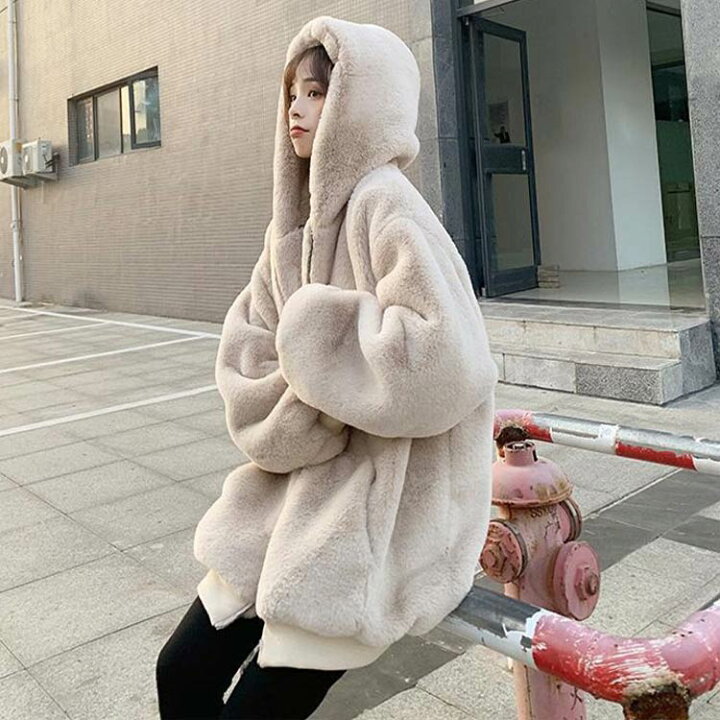 楽天市場】 ボアブルゾン ジャケット エコファー ボアジャケット  