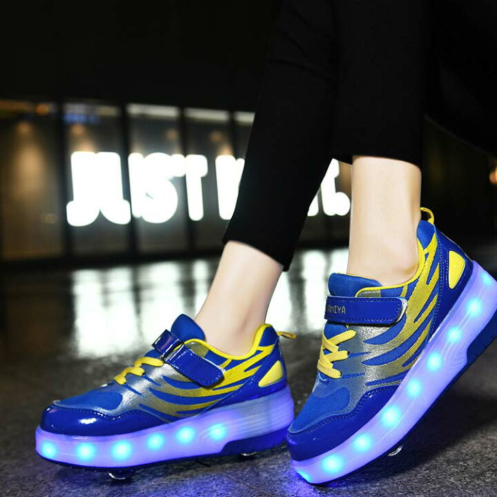 楽天市場】 ギフト 子供靴 18.5cm～26.5cm！ローラーシューズ ローラー  