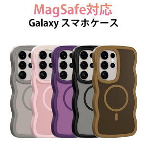 S22 MagSafe�Ή� Galaxy S24 S23 ���˂��� �E�F�[�u �Ȃ݂Ȃ� S25 S26 �g�^ Ultra S21 Galaxy Plus A56 �}�O�l�b�g A17 �X�}�z�P�[�X �}�O�Z�[�t A16 �V���R�� ���킢�� ������� �V���v�� ������ �w�� �N���A �y