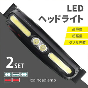 Luxour�y2�Z�b�g�z�w�b�h���C�g �[�d���w�b�h���C�g �_�u������ ���y��75g LED�w�b�h���C�g USB�[�d IPX4 �h�� ���P�x �h�� �ЊQ ��d �ނ� �o�R �A�E�g�h�A �L�����v �U�� ��Ɠ� �ы� �_�� ����