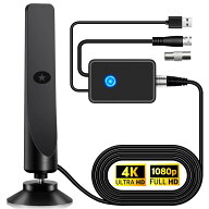 【スーパーSALE限定！P5倍＆10%OFF】テレビアンテナ 室内アンテナ 地デジアンテナ ブースター 増幅器 360…