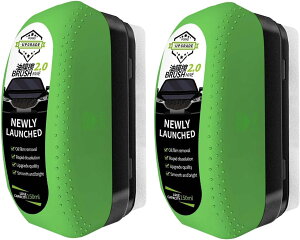 【100円クーポンあり】 2本セット 車油膜取りブラシ 油膜取り車ガラス 車窓クリーナー 視界鮮明 透明度/視認性向上 使用簡単ガラスコーティング 船舶 オートバイ 汎用 150ml